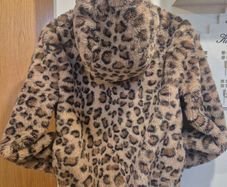 Girl's Winter Leopard Print Jacket