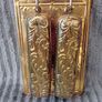Vintage Decorative Brass Wall Clothes Brush Set Image 5