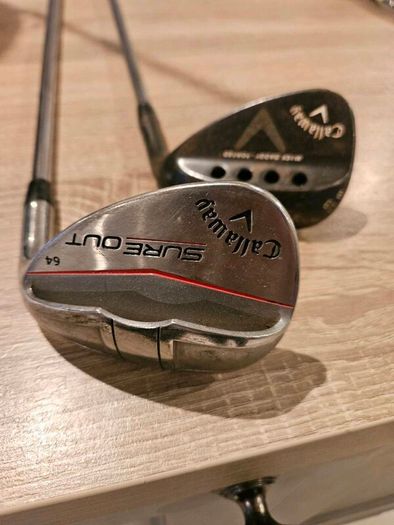 Set of golf clubs