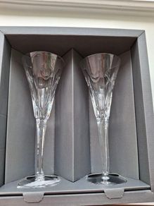 Waterford Crystal Millennium Flutes Love
