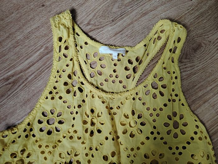 Yellow Beachwear Top  Size 12-14