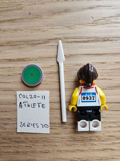 lego col20-11 athlete, collectible series 20