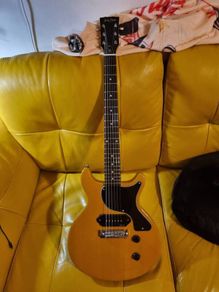 Harley Benton DC-Junior  TV Yellow