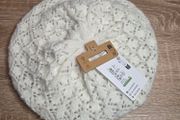Brand new  white knitted beret