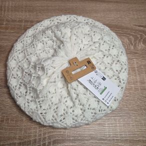 Brand new  white knitted beret