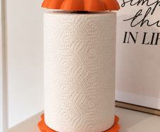 Pumpkin Kitchen Roll Holder Autumn & Halloween Decoration