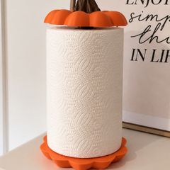 Pumpkin Kitchen Roll Holder Autumn & Halloween Decoration