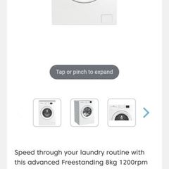 Beko washing machine 8kg 1200 rpm A+++ very economical