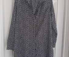 New Misguided Oversized Spotty Shirt