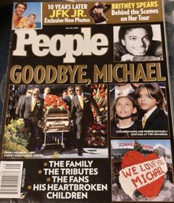 People Magazine, Michael Jacksons funeral.