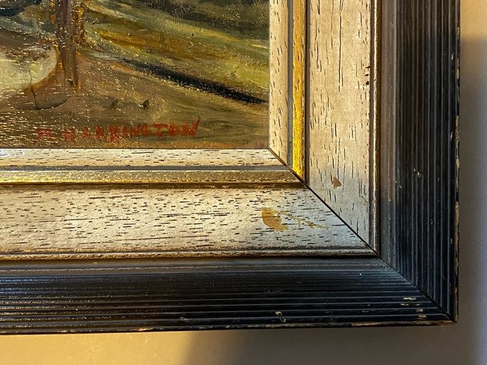 painting  signed  N Harrington