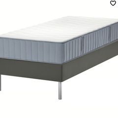single bed and mattress