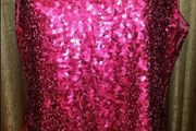 Brand new pink sequin vest top from Gok for Tu size UK18 EU46 postage included