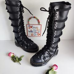 Dr Martens Daria 1B60 Bex double quad sole platform knee boots UK6 EU39