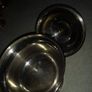 Vintage lovely brass pot and lid 15 cm. tall with lid &10.7cm. wide. Image 3
