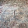 Large 100% Wool Rug (165x235cm) - Traditional Agra Twist - Sage & Terracotta Image 4