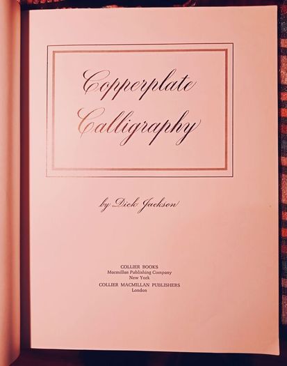 1979. Copperplate Calligraphy.