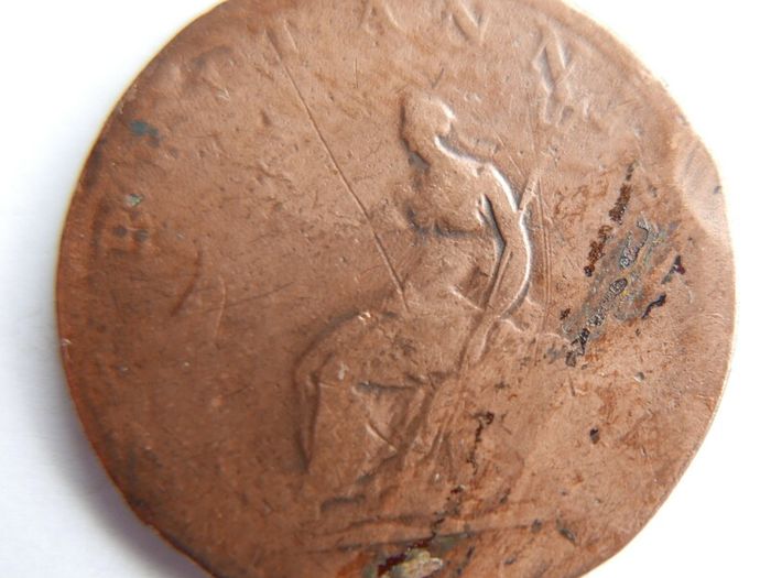 1807 British Copper Halfpenny George III