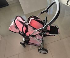 Silver Cross Twin Wave Baby Doll Double Stroller