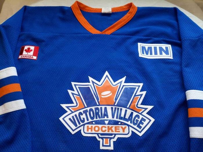 Vintage Victoria Village Canada Hockey Jersey Size L Adults