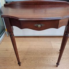 Dark oak console table