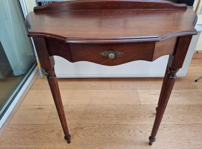 Dark oak console table