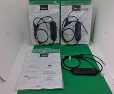 Postage - Lot of 3 Jabra LINK Avaya Phone EHS Electronic Hook Switch Cables