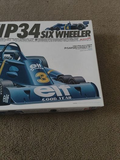 Tamiya 1/12 Tyrrell P34 six wheeler. 1976 Formula 1. 12021