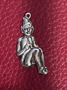 Vintage Silver Pixie / Elf Pendant