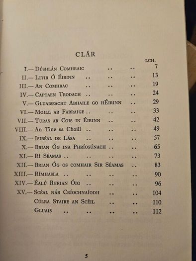 BRIAN OG. BY PADRAIC O CONAIRE. First edition paperback in good condition.  See photos for same.