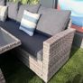 8 Seater Rattan Dining Set with Rising Table Image 7