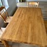 Lovely country medium kitchen table and 6 chairs Image 4