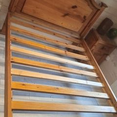 Mexican King Size Bed with bedside locker