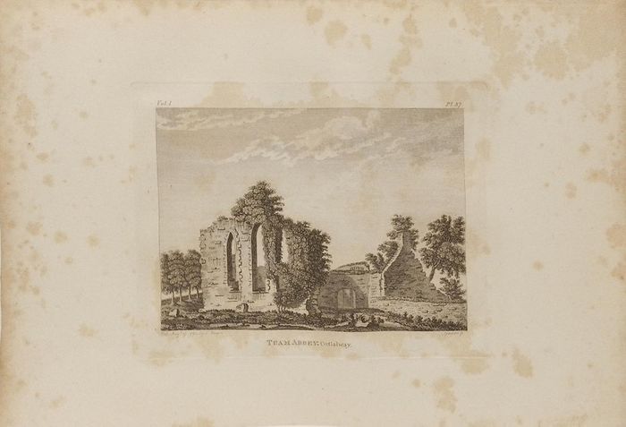 Tuam Abbey Galway 1792 Antique Print