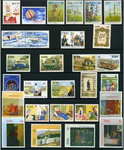 1993 Ireland Commemorative Stamp Year Pack MNH. See scan for stamps included. All stamps Mint Never Hinged.