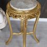 Side Table Baroque Table Marble Top Storage Bedside Table Antique Flower Table Image 3
