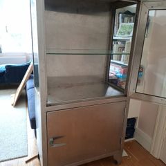 Mid century medical cabinet