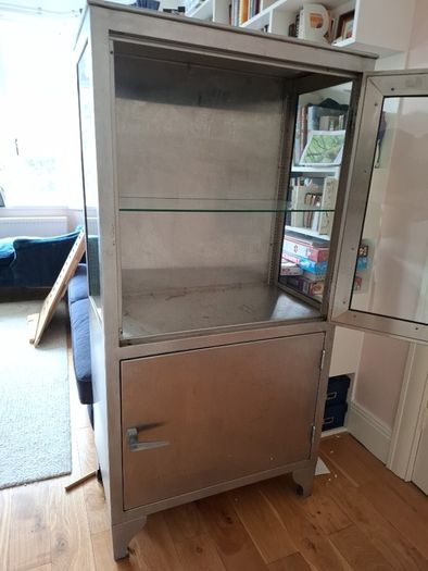 Mid century medical cabinet