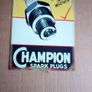Champion Spark Plug Classic car garage metal tin sign Image 4