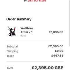 Wattbike ATOM