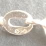 Sterling silver diamond heart necklace Image 5