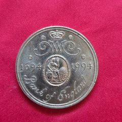 1994 2 pound coin for the 300th Anniversary of the Bank of England