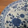 Antique 18th C. Chinese Blue N White Porcelain Plate Kangxi Period Image 6