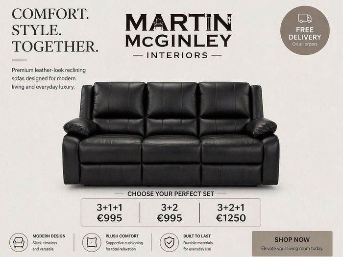 New Full Leather Larson Sofa Sets