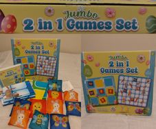 Jumbo 2 In 1 Games Set New In Box