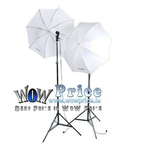 44232 Umbrella Set 2 Umbrella Continuous Lighting