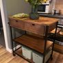 scandinavian serving  cart Image 3