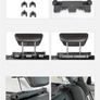 Car Headrest Pillow support(Cloth Black) Image 3