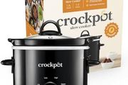 Slow Cooker | Removable Easy-Clean Ceramic Bowl | 1.8 L Small Slow Cooker (Serves 1-2 People) | Energy Efficient | Black