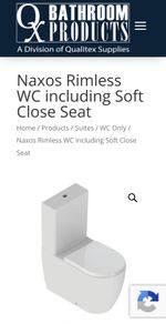 Rimless Close Coupled Toilet